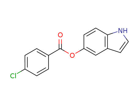Benzoic acid, 4-chloro-, 1H-indol-5-yl ester