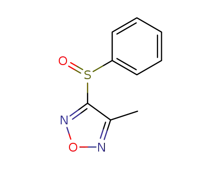 3-Methyl-4-phenylsulfinyl-1,2,5-oxadiazole