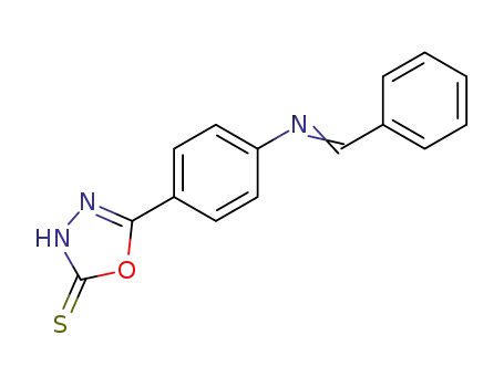 5-(4-benzylideneaminophenyl)-1,3,4-oxadiazole-2(3H)-thione