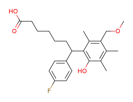 7-(4-Fluoro-phenyl)-7-(2-hydroxy-5-methoxymethyl-3,4,6-trimethyl-phenyl)-heptanoic acid