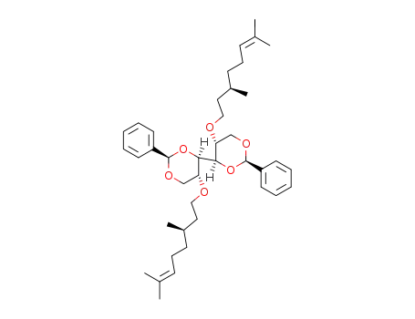 (3'R)-1,3:4,6-di-O-benzylidene-2,5-di-O-(3',7'-dimethyl-6'-octenyl)-D-mannitol