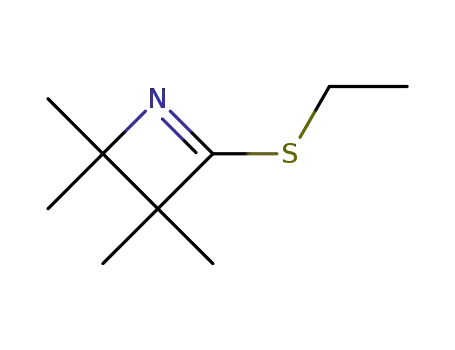 Molecular Structure of 128693-99-2 (Azete, 4-(ethylthio)-2,3-dihydro-2,2,3,3-tetramethyl-)