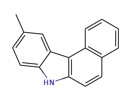 Molecular Structure of 21064-50-6 (10-METHYL-7(H)-BENZO[C]CARBAZOLE)