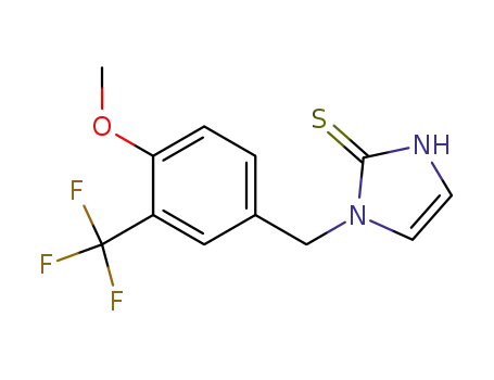 1-(4-Methoxy-3-trifluoromethyl-benzyl)-1,3-dihydro-imidazole-2-thione