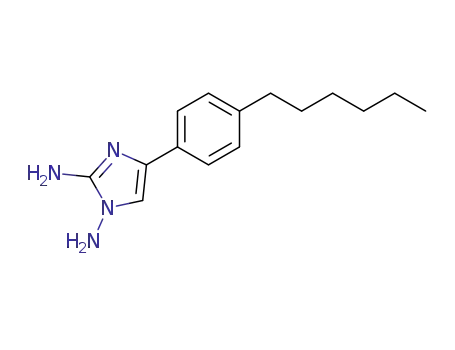 4-(4-hexylphenyl)imidazole-1,2-diamine