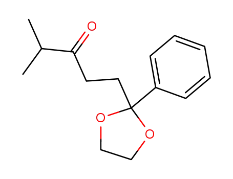 6,6-ethylenedioxy-6-phenyl-2-methylhexan-3-one