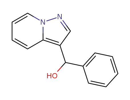 3-(α-hydroxybenzyl)pyrazolo<1,5-a>pyridine