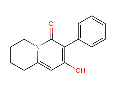 6,7,8,9-Tetrahydro-2-hydroxy-4-oxo-3-phenyl-4H-chinolizin