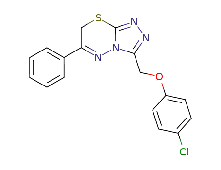 3-(4-Chloro-phenoxymethyl)-6-phenyl-7H-[1,2,4]triazolo[3,4-b][1,3,4]thiadiazine