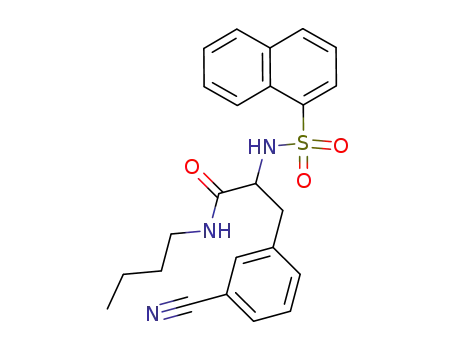 N-Butyl-3-(3-cyano-phenyl)-2-(naphthalene-1-sulfonylamino)-propionamide