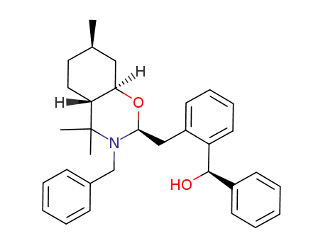 (1R,2'S,4a'S,7'R,8a'R)-1-{2-[(N-benzyl-4',4',7'-trimethyloctahydro-2H-benzo[e][1,3]oxazin-2'-yl)methyl]phenyl}(phenyl)methanol