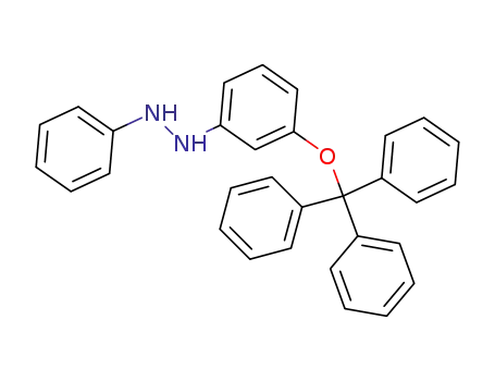 Hydrazine, 1-phenyl-2-[3-(triphenylmethoxy)phenyl]-