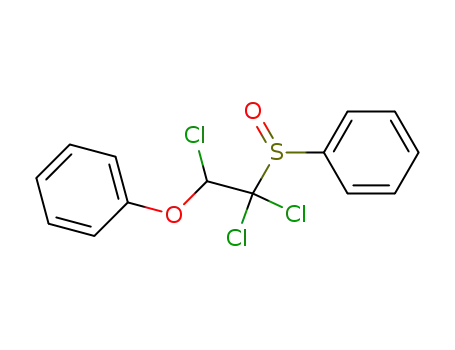 Benzene, [(1,1,2-trichloro-2-phenoxyethyl)sulfinyl]-