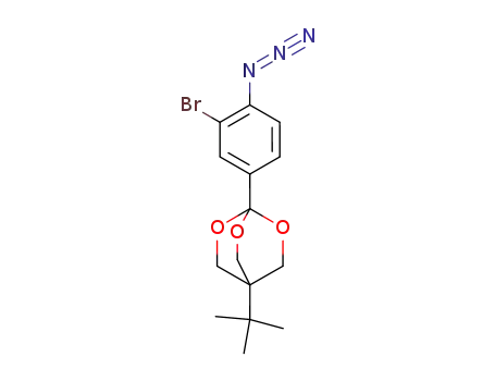 2,6,7-Trioxabicyclo[2.2.2]octane,
1-(4-azido-3-bromophenyl)-4-(1,1-dimethylethyl)-