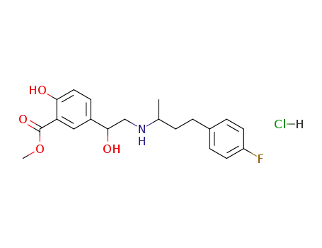 5-[2-[[3-(4-Fluorophenyl)-1-methylpropyl]amino]-1-hydroxyethyl]-2-hydroxybenzoic acid, methyl ester, hydrochloride