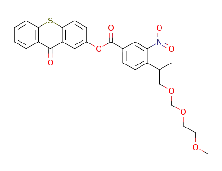 9-oxo-9H-thioxanthen-2-yl 4-{2-[(2-methoxyethoxy)methoxy]-1-methylethyl}-3-nitrobenzoate