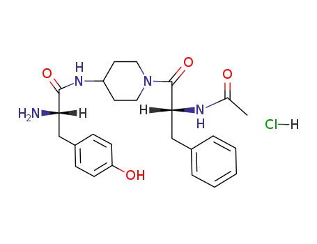 4-(L-tyrosylamino)-1-(N-acetyl-D-phenylalanyl)piperidine hydrochloride