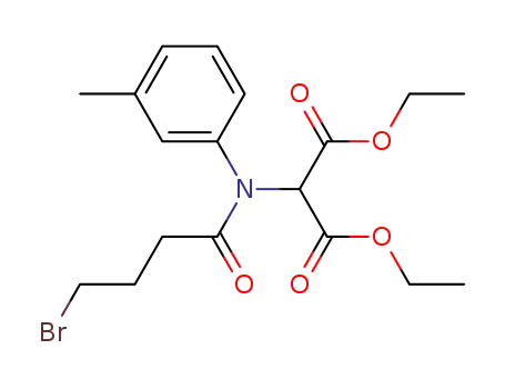2-[(4-Bromo-butyryl)-m-tolyl-amino]-malonic acid diethyl ester