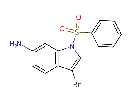 1-benzenesulfonyl-3-bromo-1<i>H</i>-indol-6-ylamine