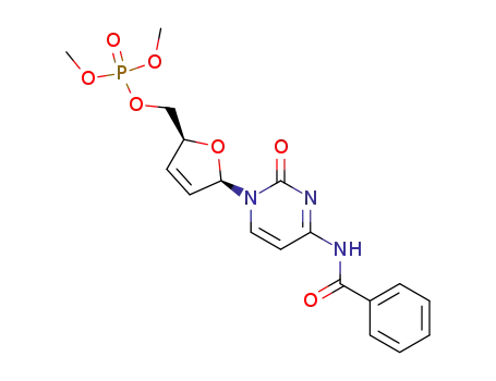 N<sup>4</sup>-benzoyl-2',3'-didehydro-2',3'-dideoxycytidine 5'-dimethyl phosphate