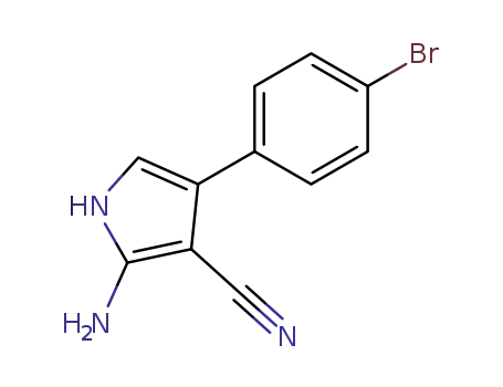 2-Amino-4-(4-bromo-phenyl)-1H-pyrrole-3-carbonitrile