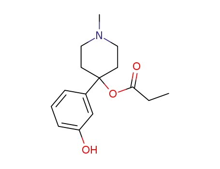 4-m-hydroxyphenyl-1-methyl-4-propionyloxypiperidine