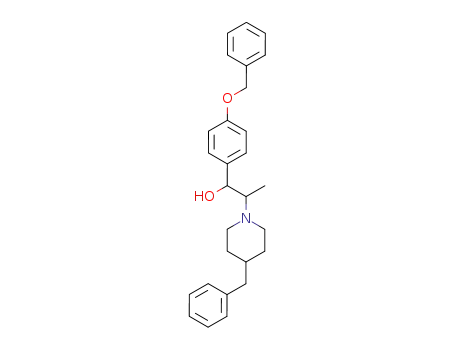 1-(4-Benzyloxy-phenyl)-2-(4-benzyl-piperidin-1-yl)-propan-1-ol