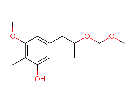 1-(3-hydroxy-5-methoxy-4-methylphenyl)-2-methoxymethoxypropane