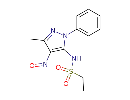 1-Phenyl-3-methyl-4-nitroso-5-ethanesulfonamidopyrazole