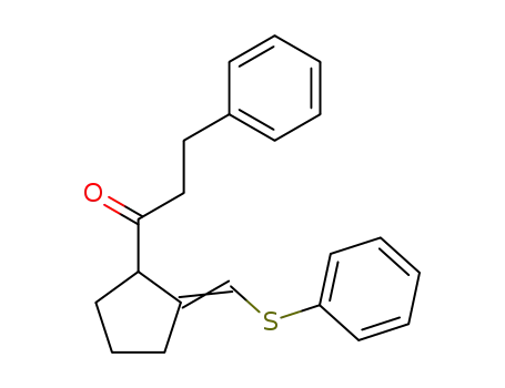 3-phenyl-1-(2-phenylthiomethylenecyclopentyl)-1-propanone