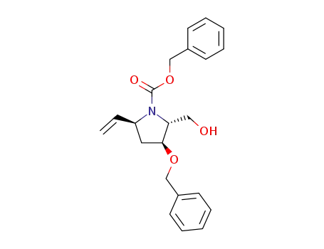 (2R,3S,5S)-3-Benzyloxy-2-hydroxymethyl-5-vinyl-pyrrolidine-1-carboxylic acid benzyl ester