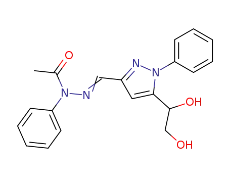 N-フェニル-N′-[[5-(1,2-ジヒドロキシエチル)-1-フェニル-1H-ピラゾール-3-イル]メチレン]アセトヒドラジド