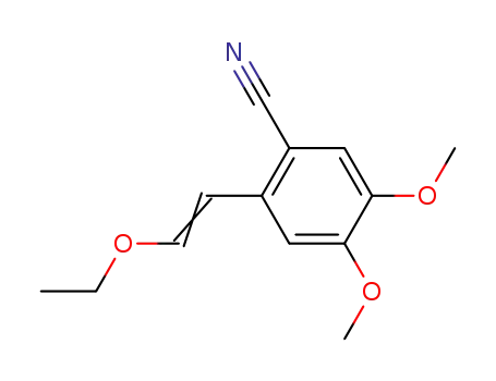 2-(2-ethoxyethenyl)-4,5-dimethoxybenzonitrile