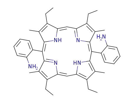 α,α-5,15-bis(2'-aminophenyl)-2,8,12,18-tetraethyl-3,7,13,17-tetramethylporphyrin