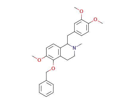 5-Benzyloxy-1-(3,4-dimethoxy-benzyl)-6-methoxy-2-methyl-1,2,3,4-tetrahydro-isoquinoline