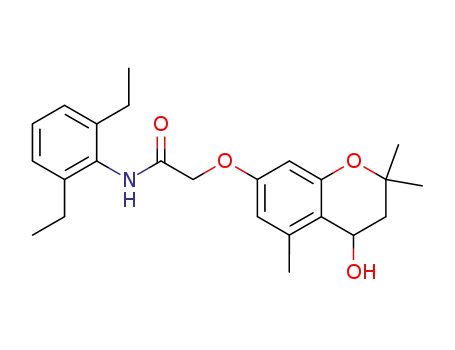 N-(2,6-Diethyl-phenyl)-2-(4-hydroxy-2,2,5-trimethyl-chroman-7-yloxy)-acetamide