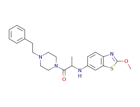 1-<2-(2-methoxy-benzothiazolyl-(6))-aminopropionyl>-4-phenethylpiperazine