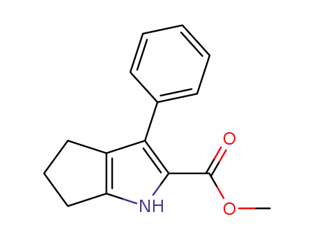 Cyclopenta[b]pyrrole-2-carboxylic acid, 1,4,5,6-tetrahydro-3-phenyl-,
methyl ester