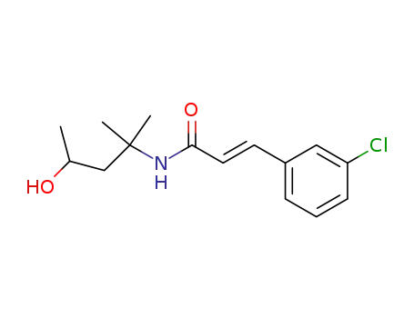 (E)-3-chloro-N-(3-hydroxy-1,1-dimethylbutyl) cinnamamide