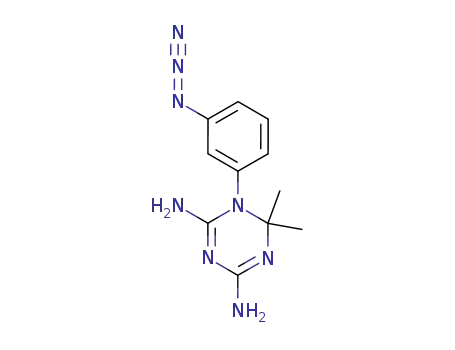 4,6-diamino-1,2-dihydro-2,2-dimethyl-1-(3-azidophenyl)-1,3,5-triazine