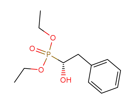 Phosphonic acid, (1-hydroxy-2-phenylethyl)-, diethyl ester, (R)-