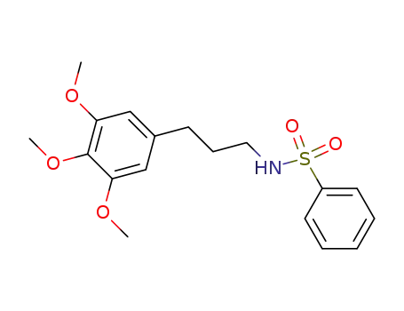 N-[3-(3,4,5-Trimethoxy-phenyl)-propyl]-benzenesulfonamide