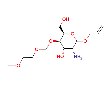 (3R,4S,5R,6R)-2-Allyloxy-3-amino-6-hydroxymethyl-5-(2-methoxy-ethoxymethoxy)-tetrahydro-pyran-4-ol
