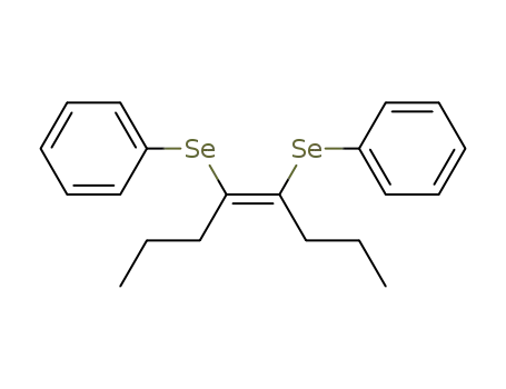 Molecular Structure of 134905-05-8 (Benzene, 1,1'-[(1,2-dipropyl-1,2-ethenediyl)bis(seleno)]bis-, (Z)-)