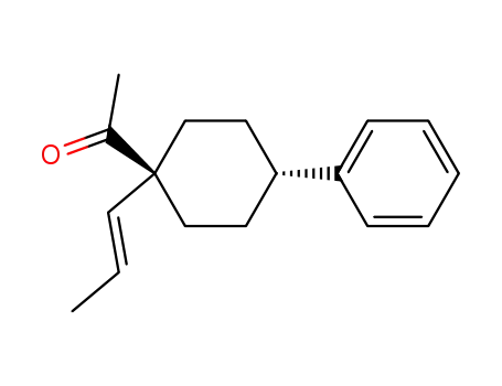 cis-(E)-1-<4-phenyl-1-(1-propenyl)cyclohexyl>ethan-1-one