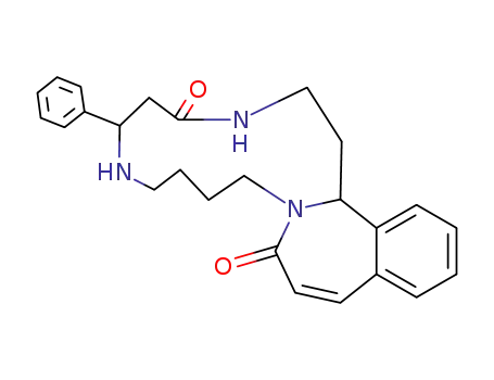 Molecular Structure of 67257-79-8 (2,3,6,7,8,9,10,11-Octahydro-6-phenyl-1H-[1,5,9]triazacyclotridesino[2,1-a][2]benzazepine-4,13(5H,19bH)-dione)