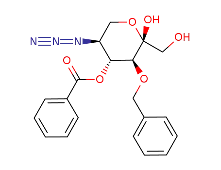 5-azido-4-O-benzoyl-3-O-benzyl-5-deoxy-α-L-sorbopyranose