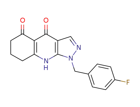 1-(4-Fluorobenzyl)-7,8-dihydro-6H,9H-pyrazolo<3,4-b>quinoline-4,5-dione