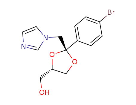 trans-2-(4-Bromophenyl)-2-<(1H-imidazol-1-yl)methyl>-1,3-dioxolane-4-methanol