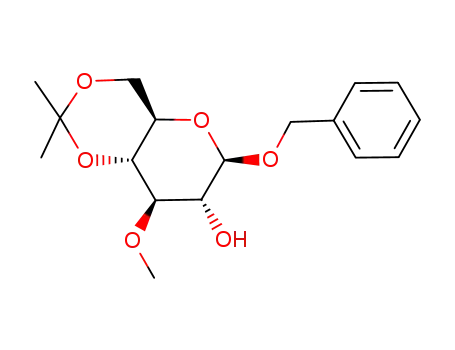 benzyl 4,6-O-isopropylidene-3-O-methyl-β-D-glucopyranoside